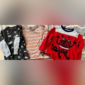BABY GAP/CARTERS Toddler Long Sleeve Shirt Lot, Size 2T